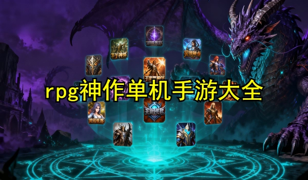 rpg神作单机手游
