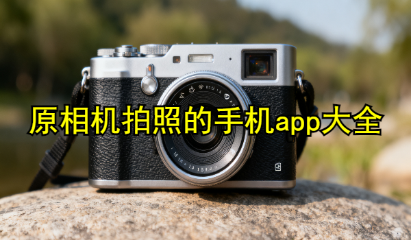 原相机拍照的手机app大全
