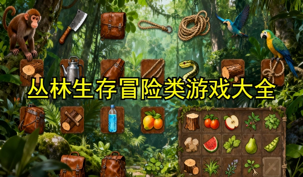 丛林生存冒险类游戏大全