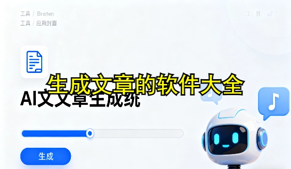 生成文章的手机app大全