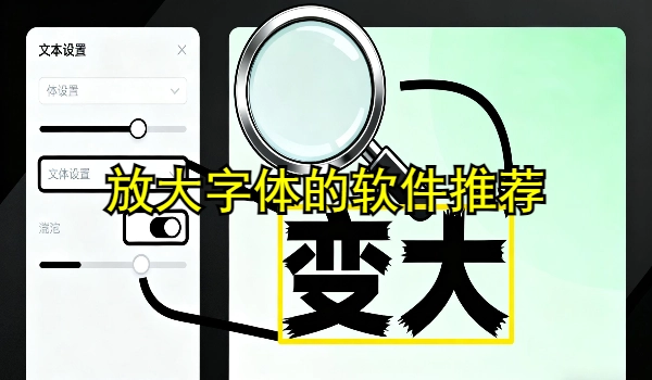 放大字体的手机app推荐