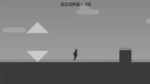 像素夜跑女孩游戏图2