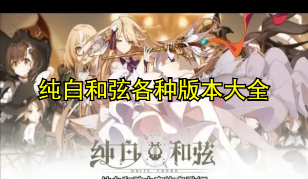 纯白和弦各种版本大全