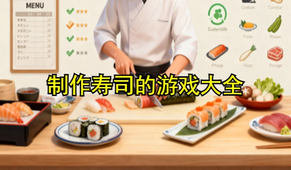 制作寿司的游戏大全
