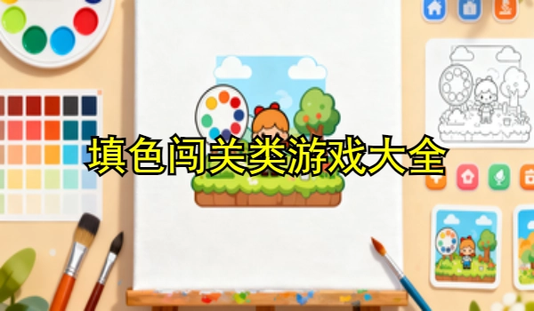 填色闯关类游戏大全