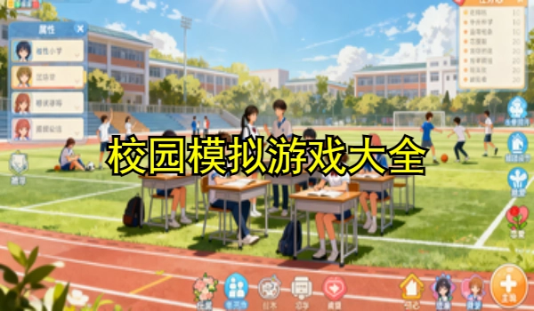 校园模拟游戏大全