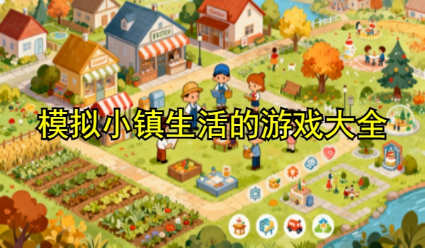 模拟小镇生活的游戏