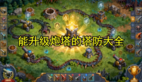 能升级炮塔的塔防游戏