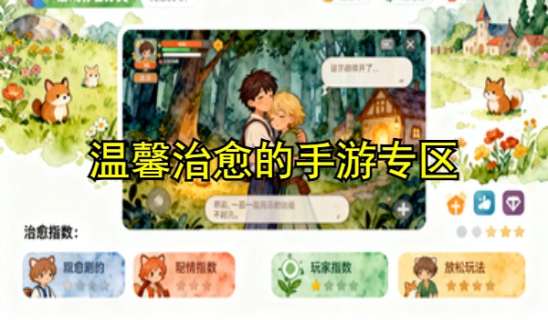 温馨治愈的手游