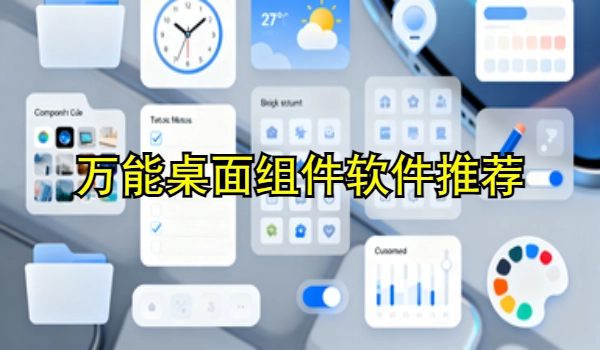 万能桌面组件手机app推荐