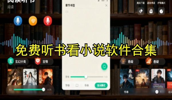 免费听书看小说软件合集