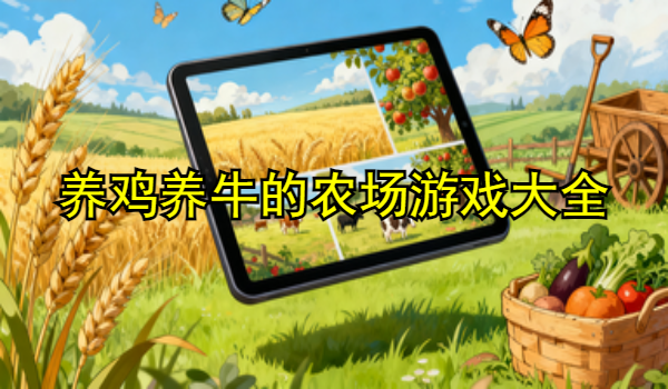养鸡养牛的农场游戏大全