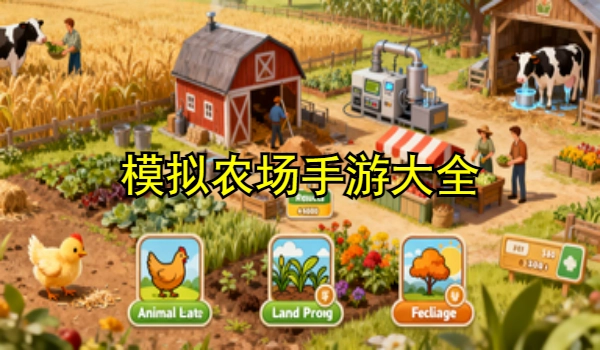 模拟农场手游大全