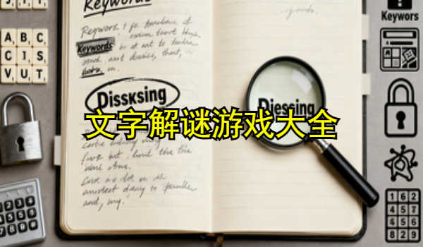 文字解谜游戏大全