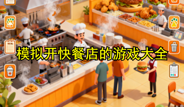 模拟开快餐店的游戏大全