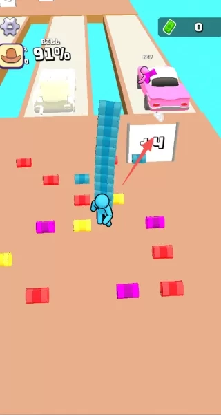 火柴人搬砖搭桥