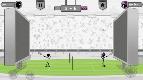 火柴人打羽毛球正版