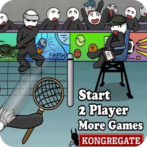 火柴人打羽毛球3