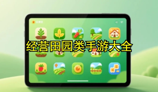 经营田园类手游大全