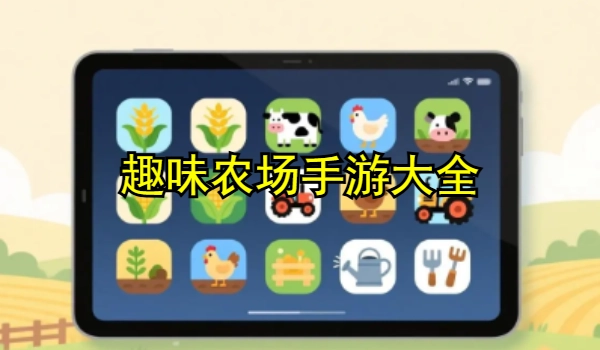 趣味农场手游大全