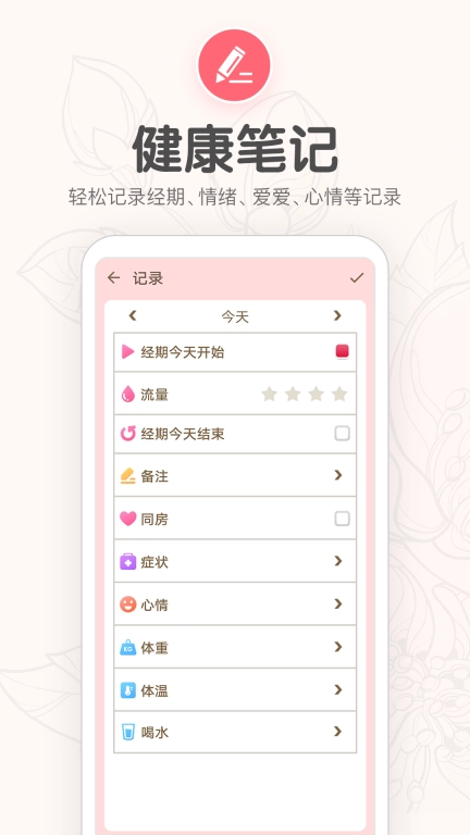 月经期提醒日历-大姨妈