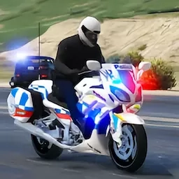 警察捉小偷-警察摩托车追逐