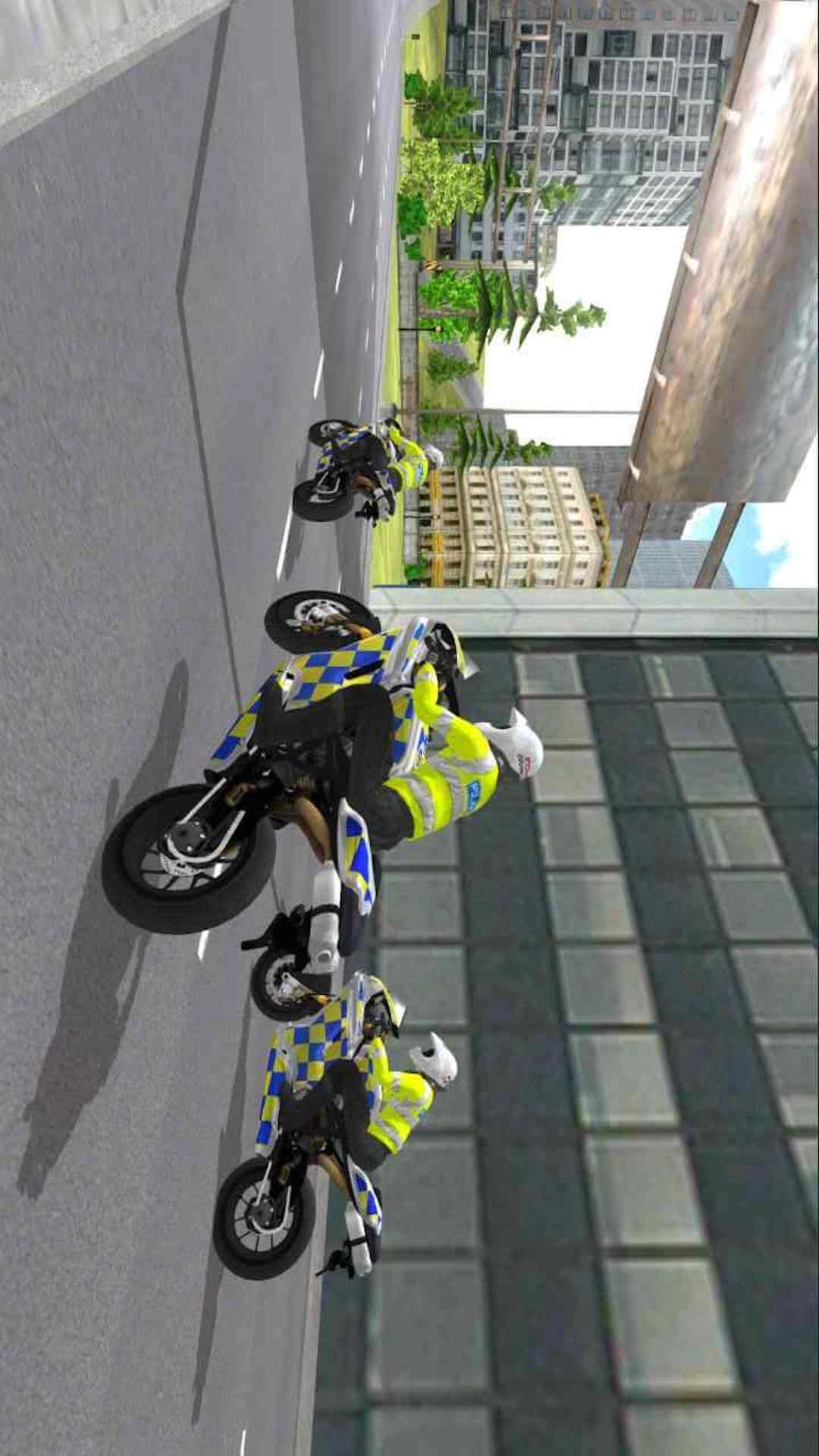 警察捉小偷-警察摩托车追逐