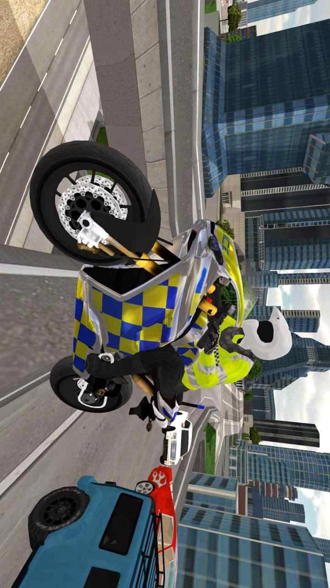 警察捉小偷-警察摩托车追逐