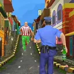 警察抓捕小偷-追捕模拟