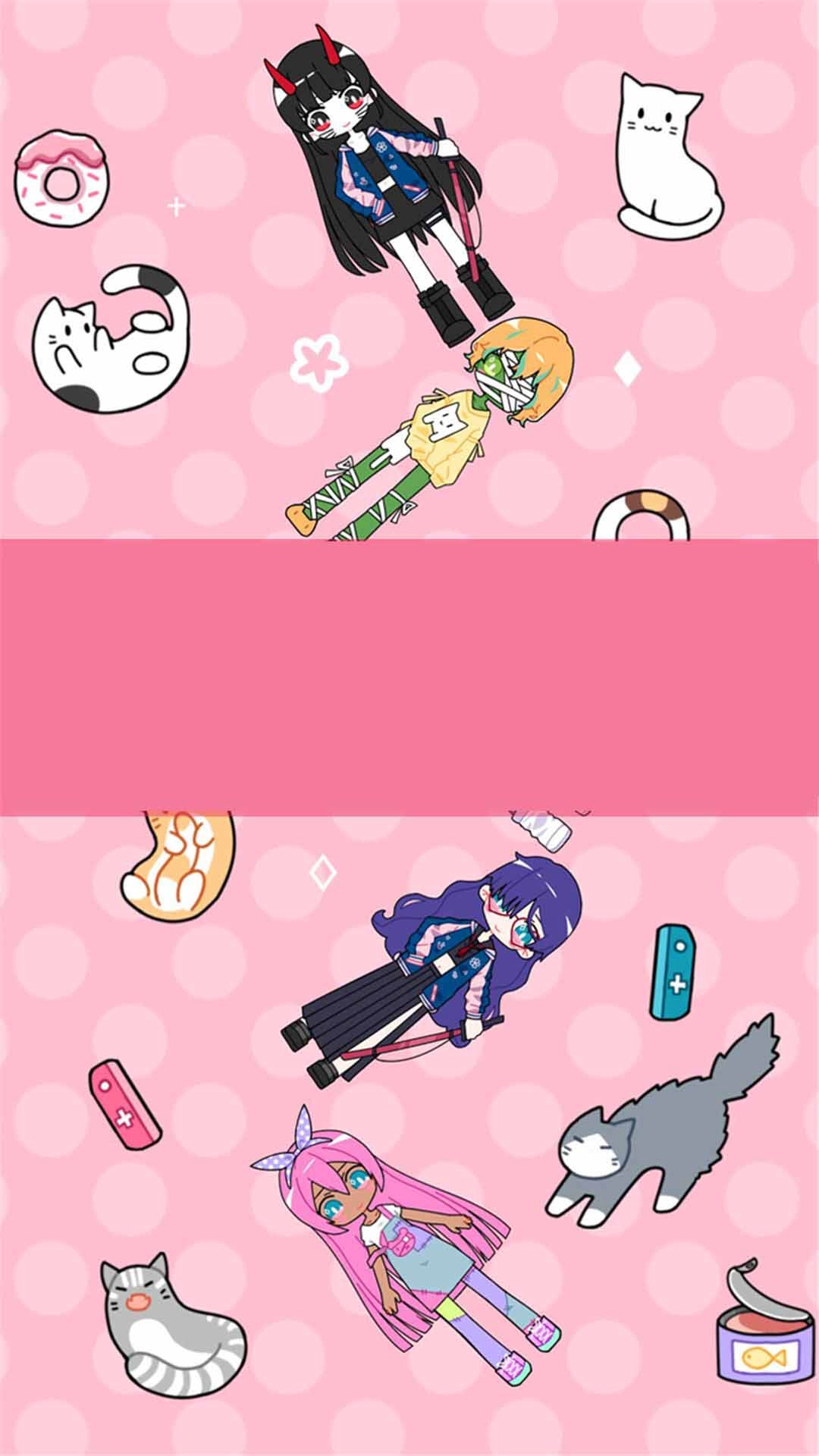 粉彩女孩