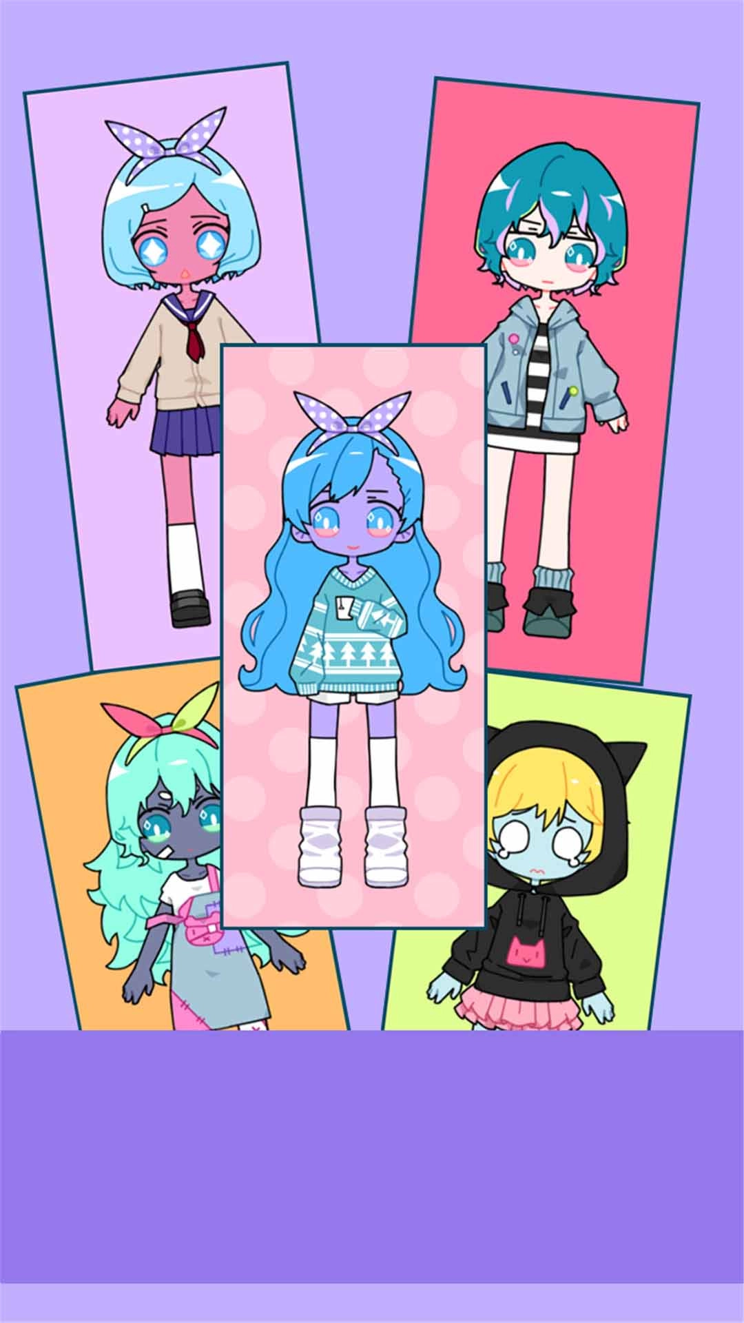 粉彩女孩