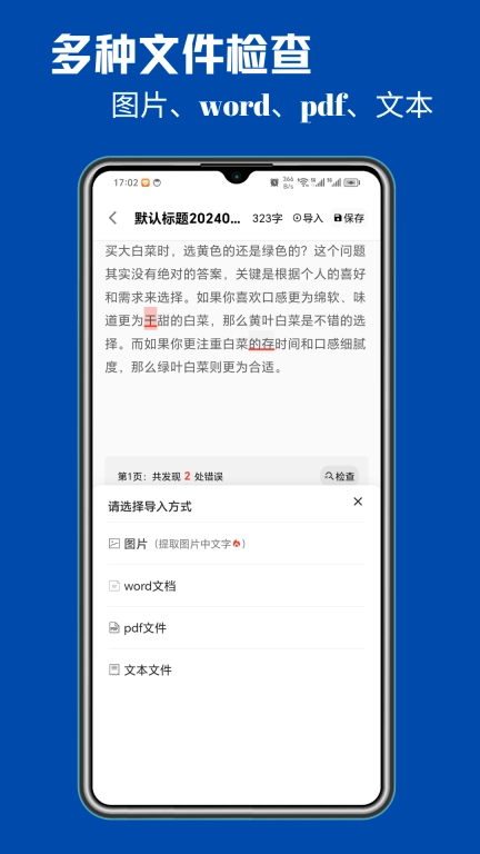 错别字检查-错别字识别