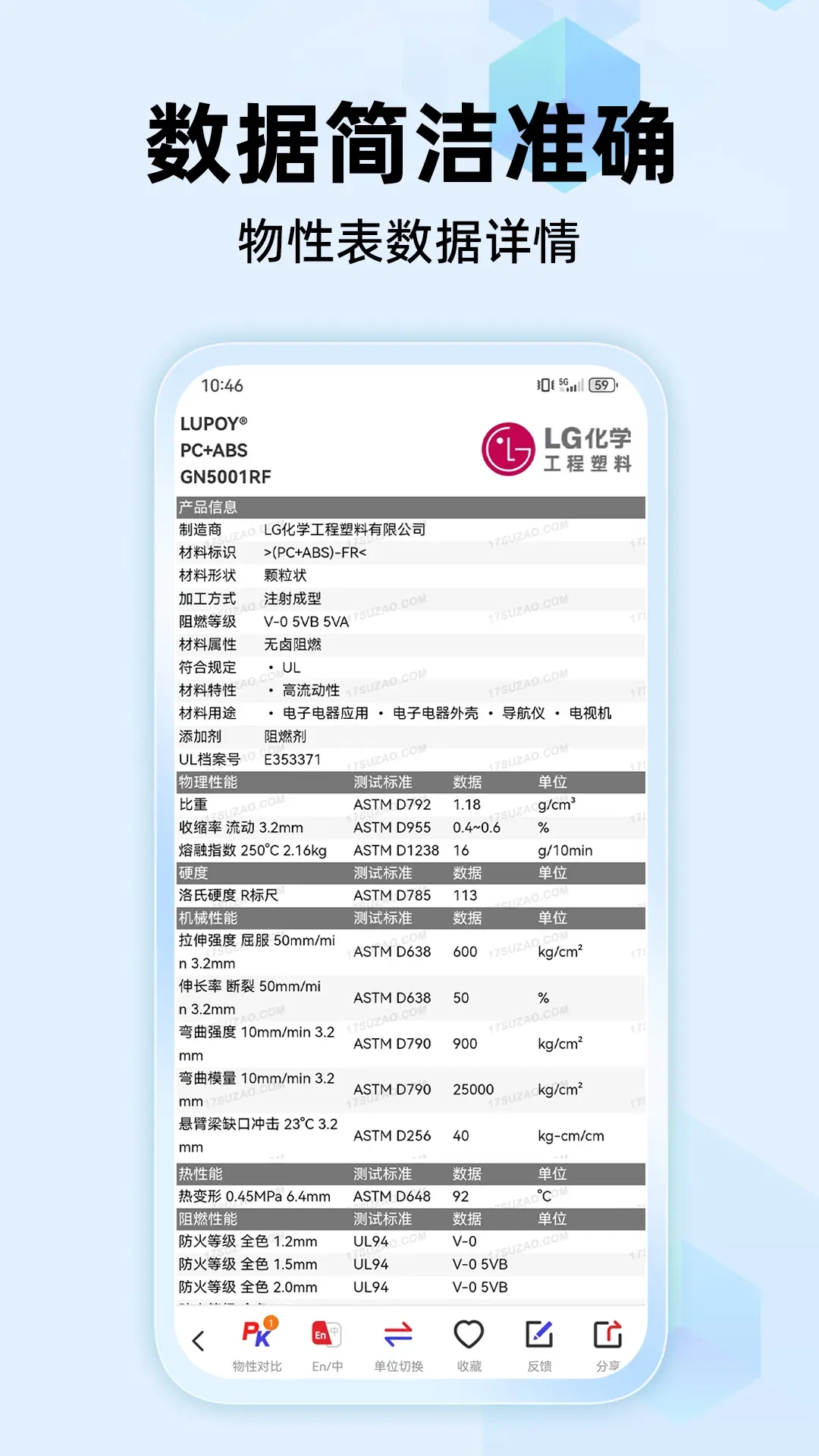物性表