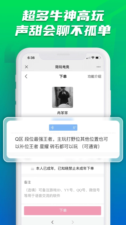 陪玩电竞-游戏陪玩陪练