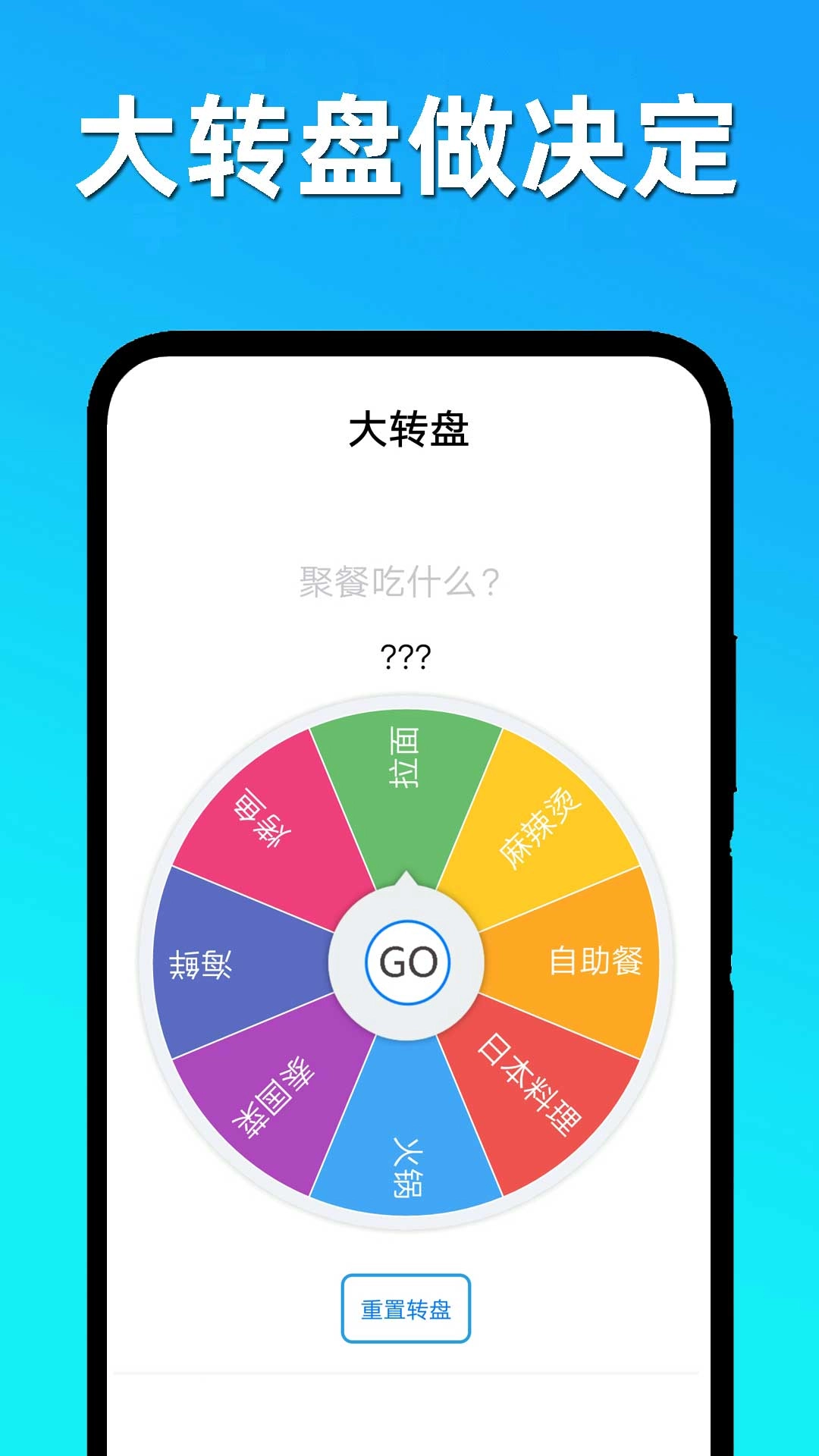 趣味决定大转盘