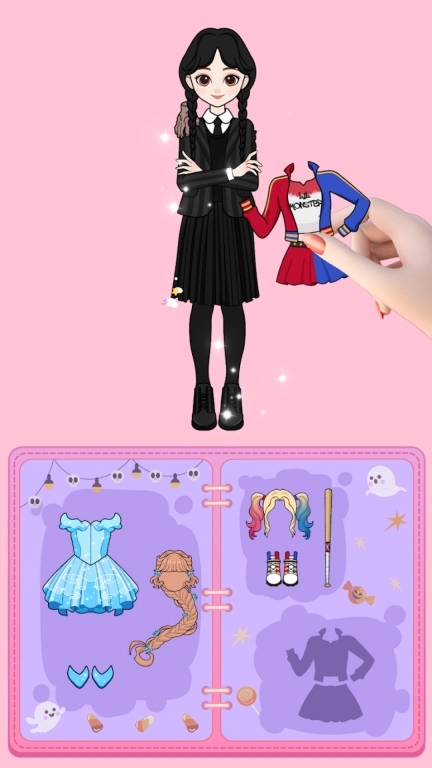 粉彩少女换装