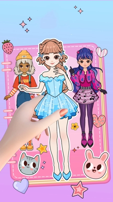 粉彩少女换装