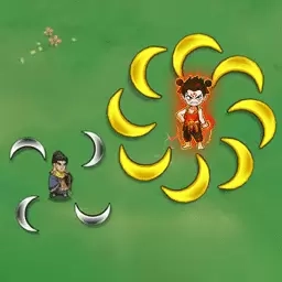 圆月弯刀-哪吒转刀大战鸠摩智