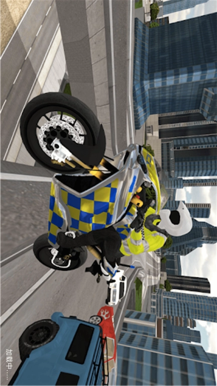 城市巡逻警察-真实警察摩托车驾驶