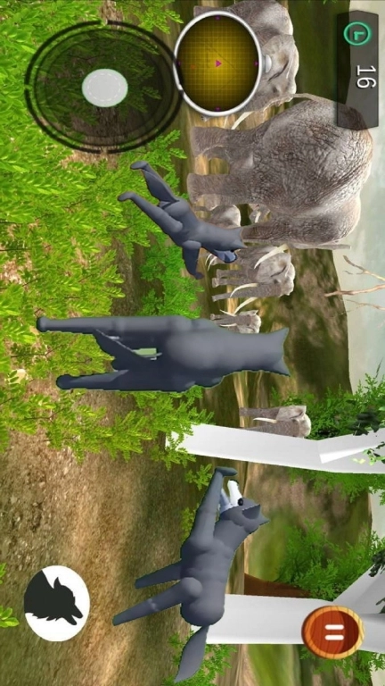 狼王狩猎模拟-顺拐狼