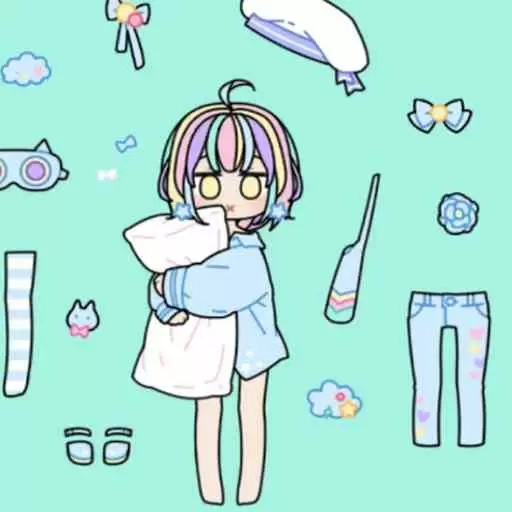 粉彩少女