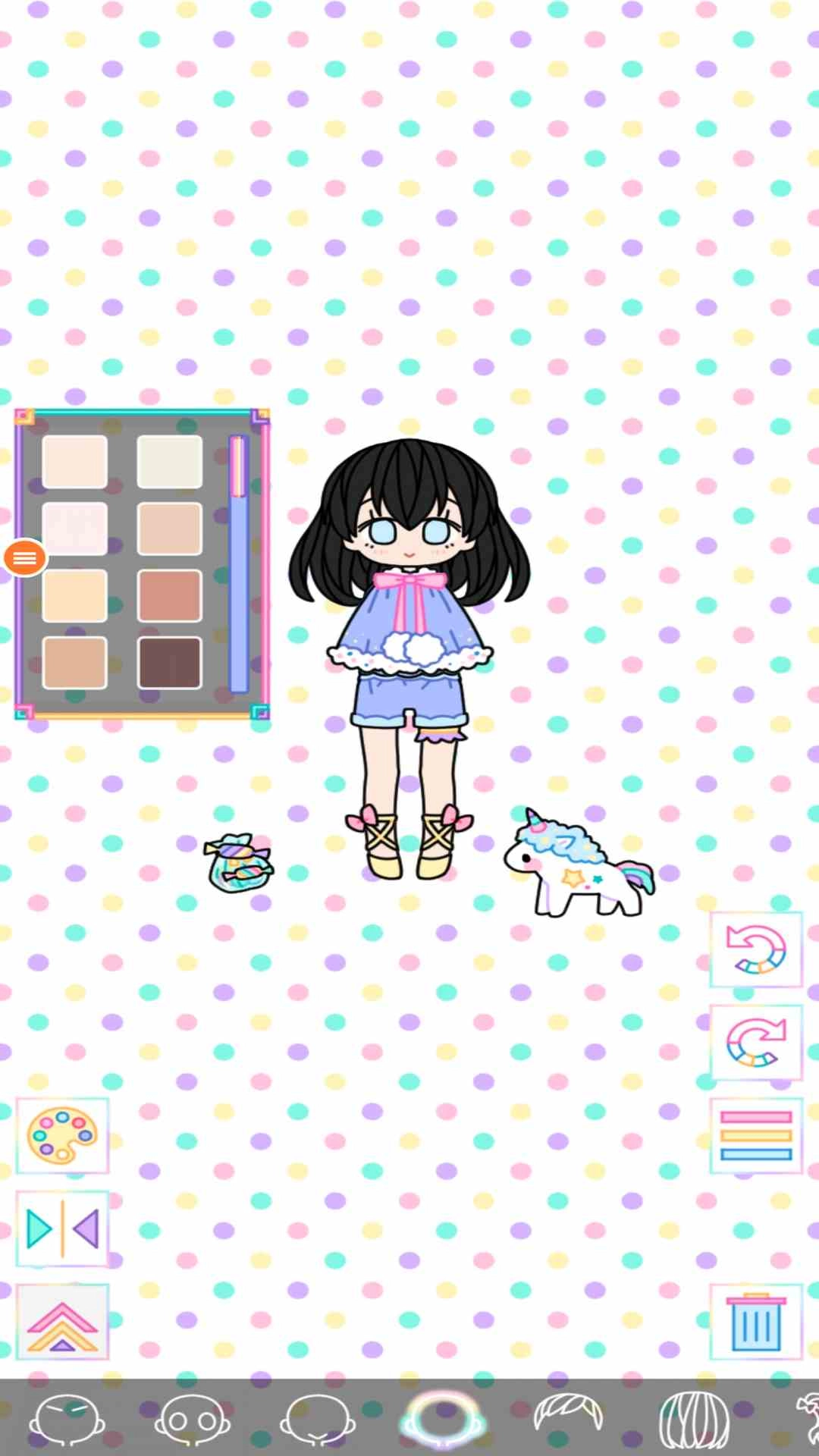 粉彩少女