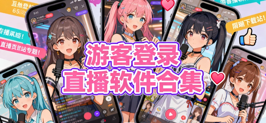 游客登录直播游客可开放软件合集