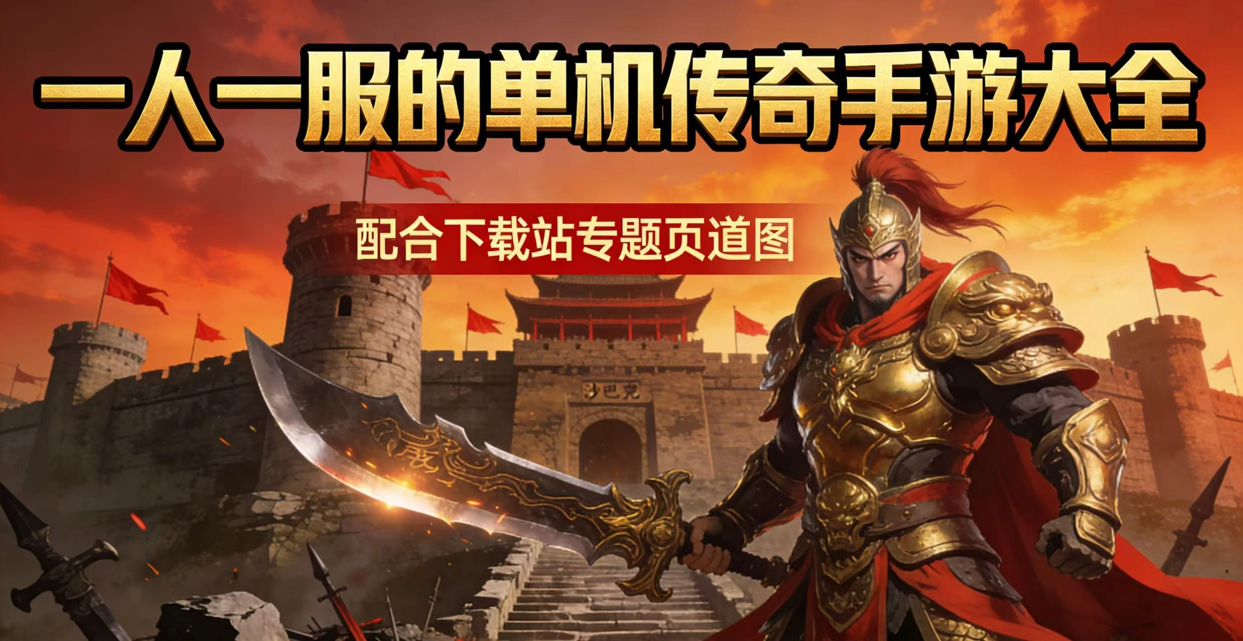 一人一服的单机传奇手游大全
