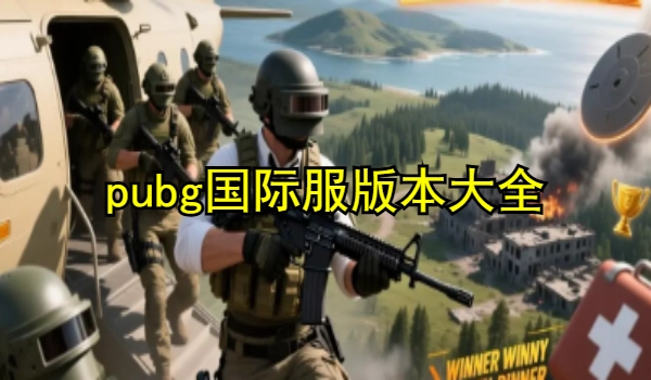 pubg国际服版本大全