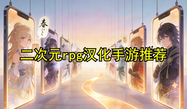 二次元rpg汉化手游推荐