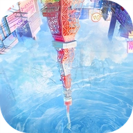 泡沫冬景可爱的圣诞礼物