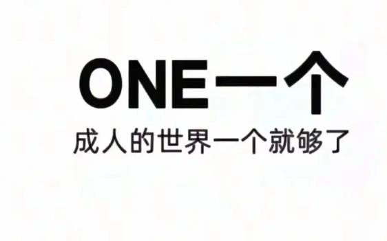 one一个成年版