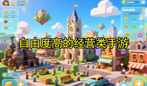 自由度高的经营类手游