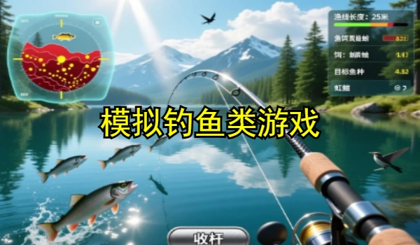 模拟钓鱼类游戏